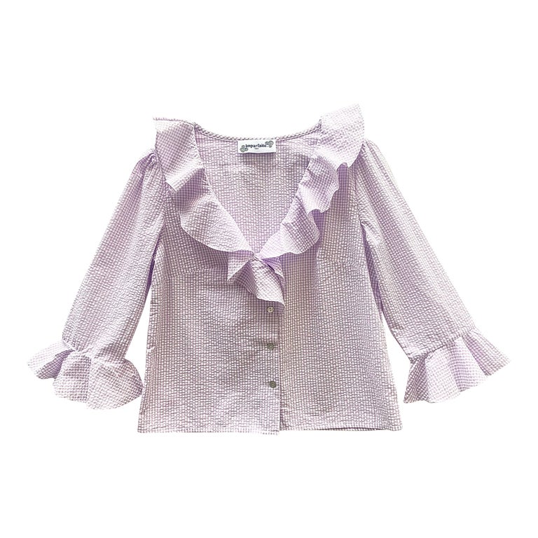Imparfaite seersucker blouse