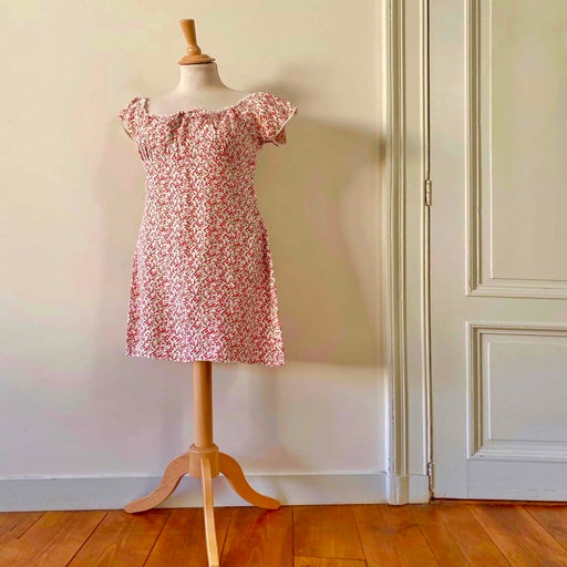 Mini robe à fleurs