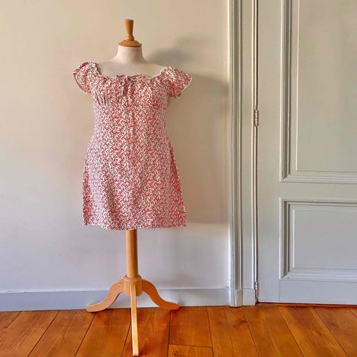 Mini robe à fleurs