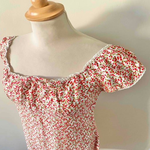 Mini robe à fleurs