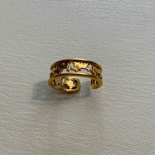 Bague en plaqué or