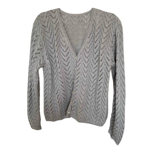 Openwork cardigan