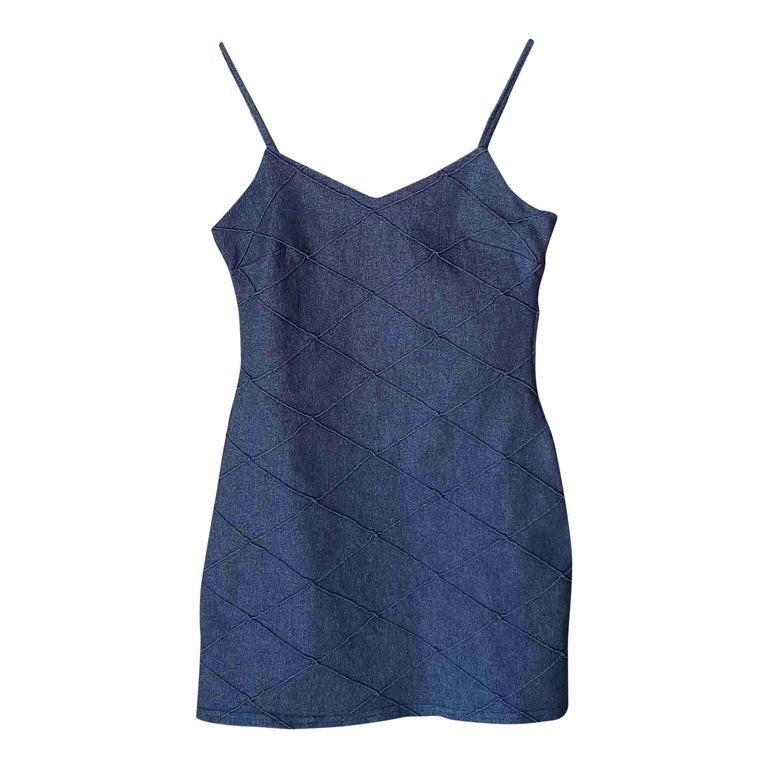 Robe mini en jean