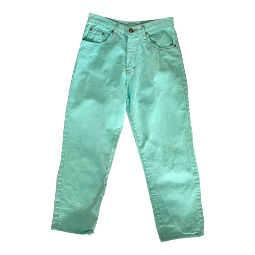 Jean bleu turquoise