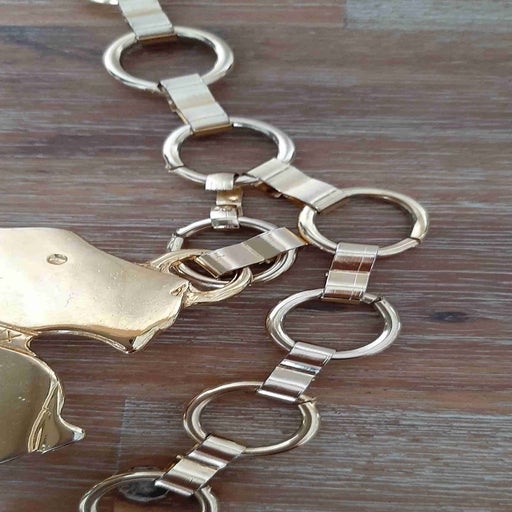 Ceinture en métal doré