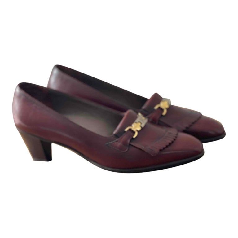 Escarpins en cuir