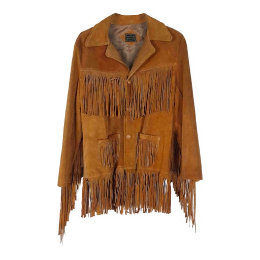 Suede fringe jacket