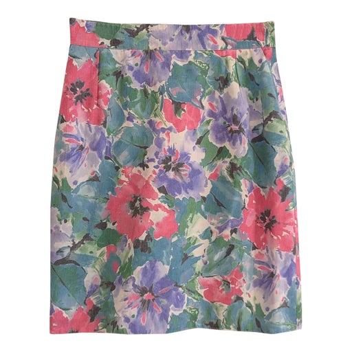 Floral print skirt