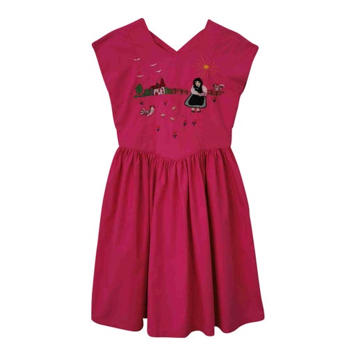 Mini robe dos nu en coton 