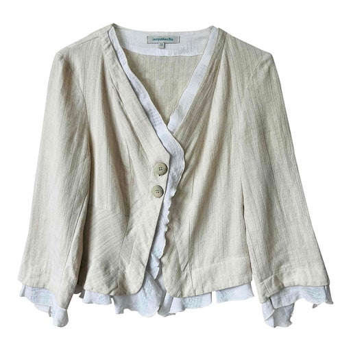 Blouse en lin et coton