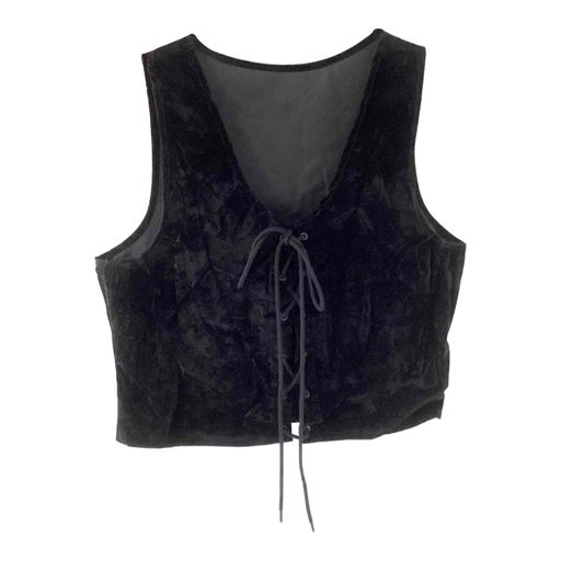 Gilet sans manches en velours