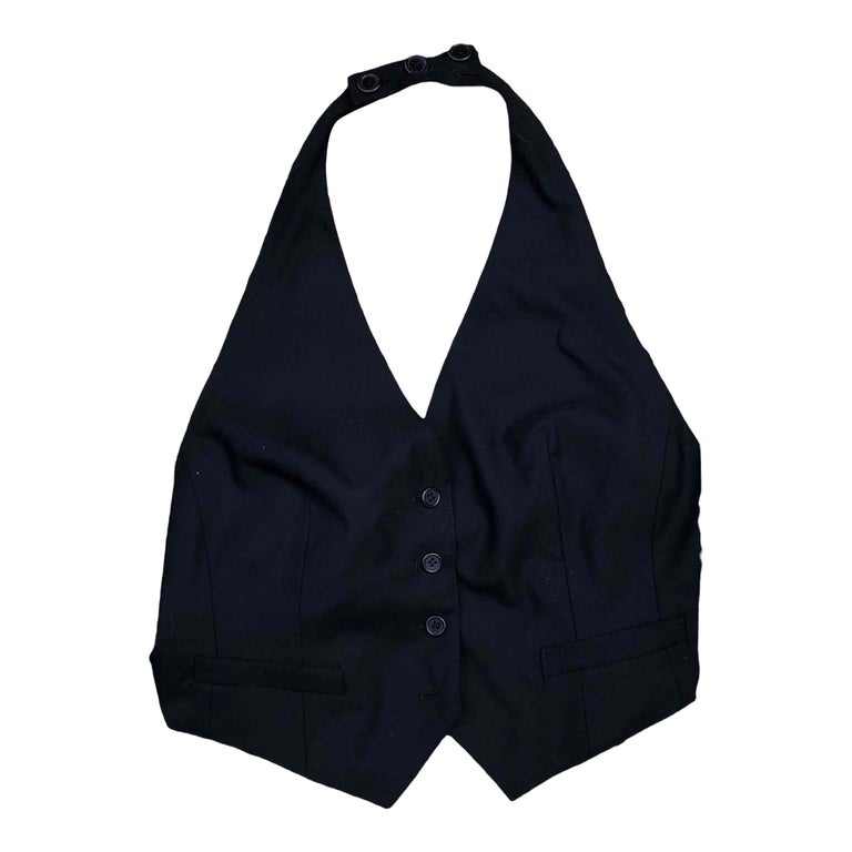 Reversible backless cardigan