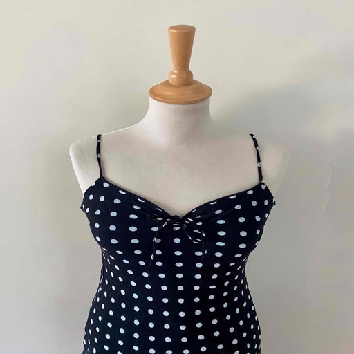 Robe midi à pois