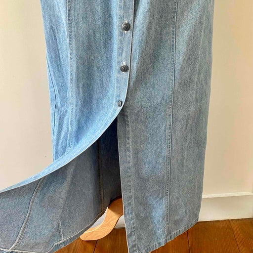 Robe longue en jeans