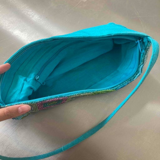 Sac baguette en perles