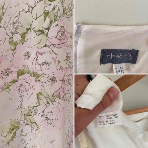 Mini robe en soie