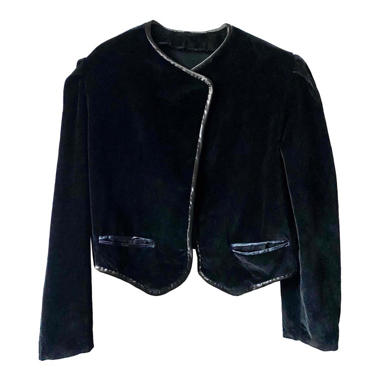 Veste en coton et soie