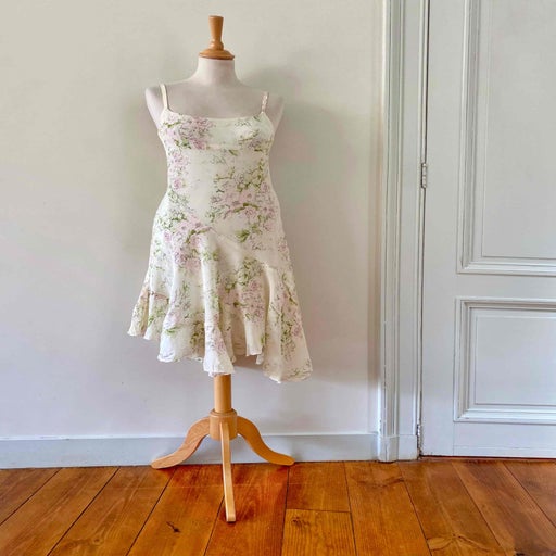 Mini robe en soie