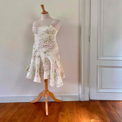 Mini robe en soie