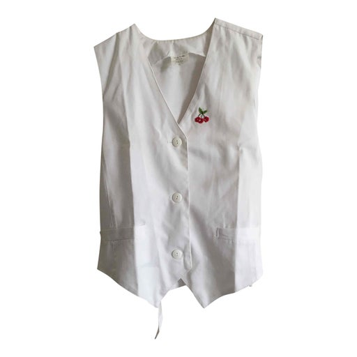 Gilet sans manches brodé