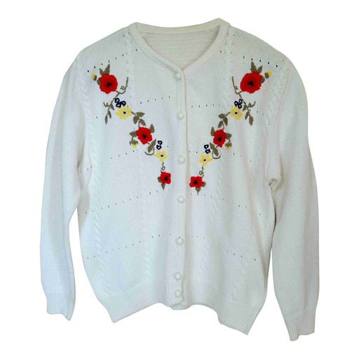 Cardigan à fleurs