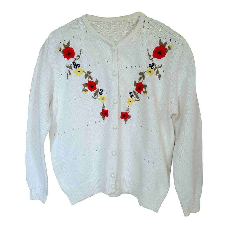 Cardigan à fleurs