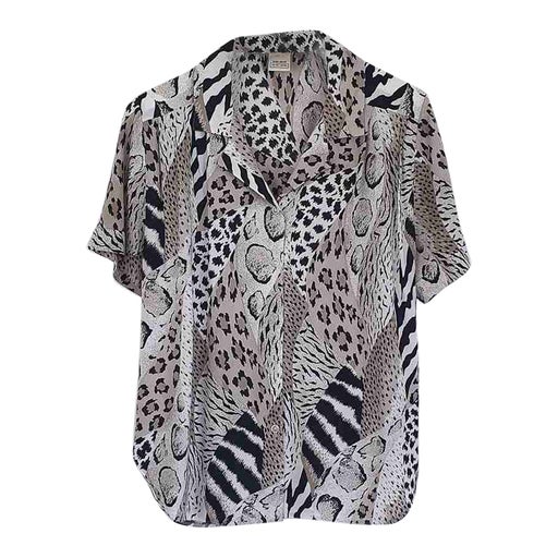 Animal print blouse
