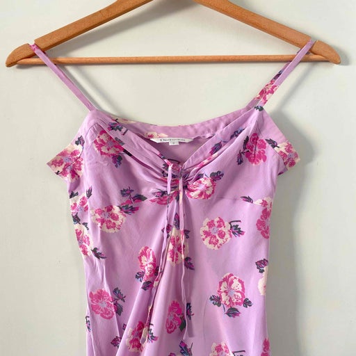 Robe midi en soie