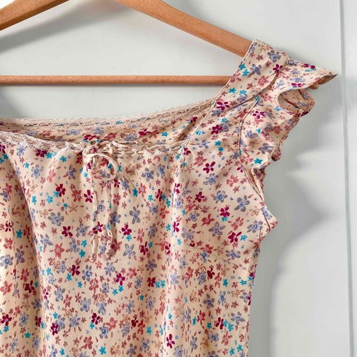 Robe midi à fleurs