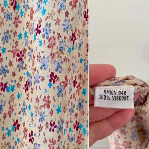 Robe midi à fleurs