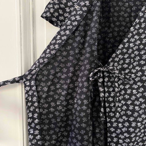 Robe portefeuille à fleurs