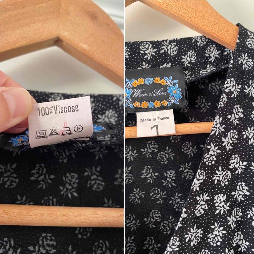 Robe portefeuille à fleurs