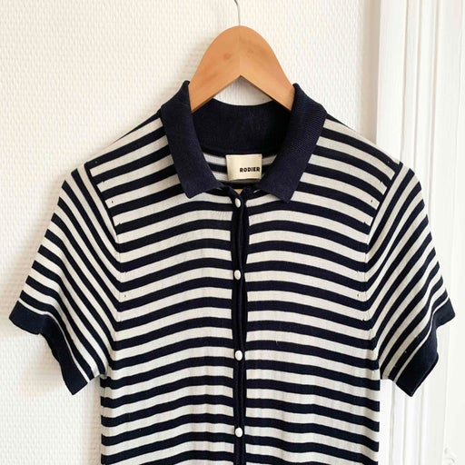 Rodier sailor dress in silk