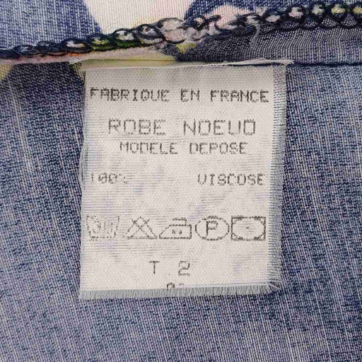 Robe portefeuille à fleurs