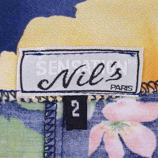 Robe portefeuille à fleurs