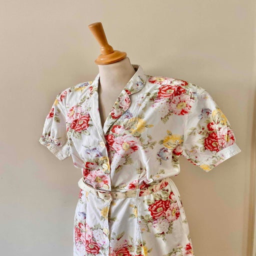 Robe fleurie en coton