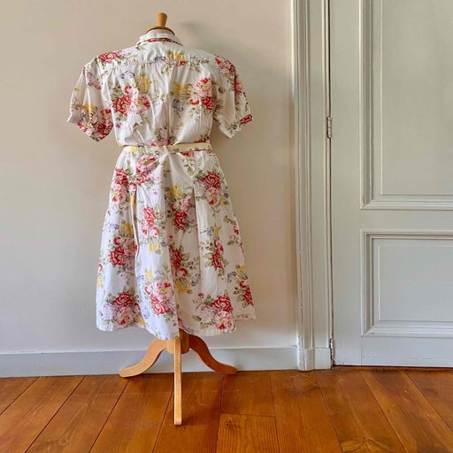 Robe fleurie en coton