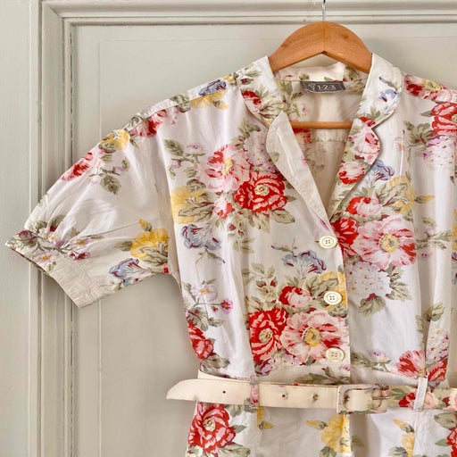 Robe fleurie en coton
