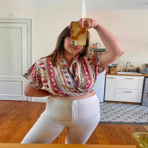 Blouse provençale à nouer
