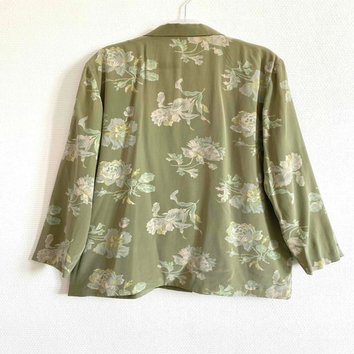 Blazer oversize en soie