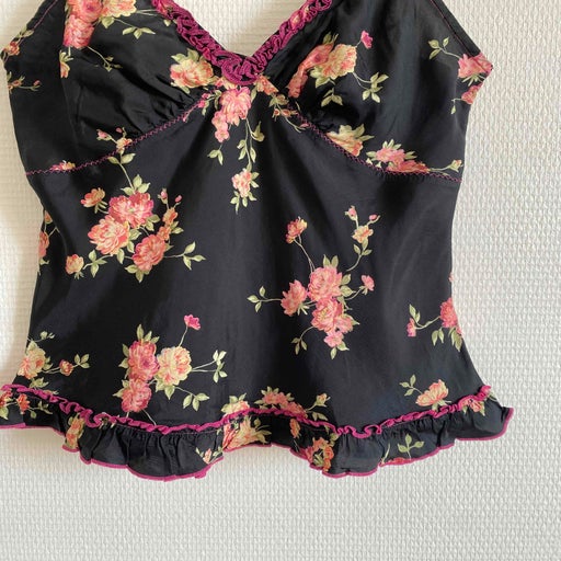Caraco à fleurs