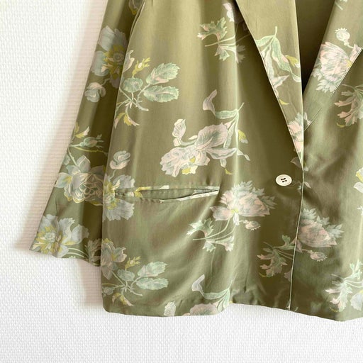 Blazer oversize en soie