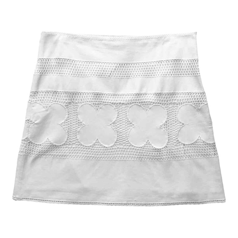 Jupe en crochet Alberta Ferretti.