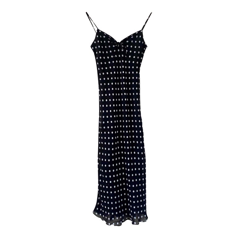 Robe midi à pois