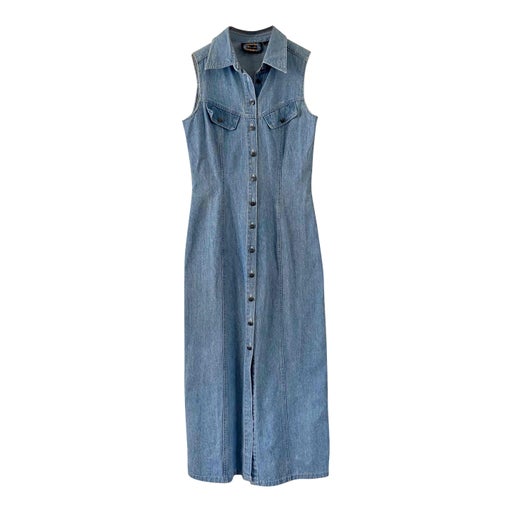Robe longue en jeans
