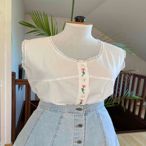 Crop top en coton