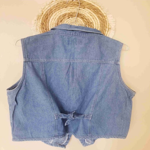denim top