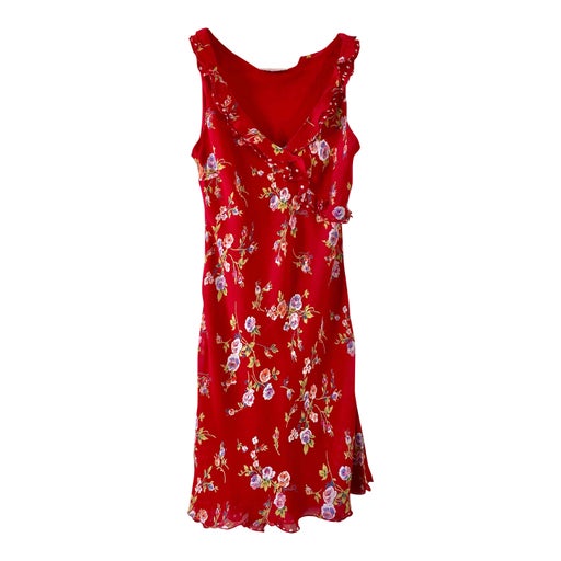Mini robe fleurs et pois