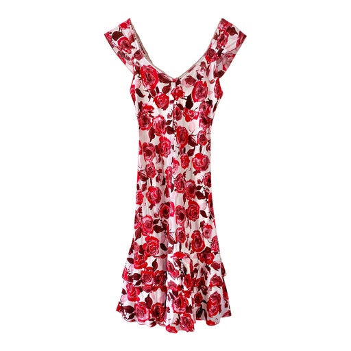 Robe mini à fleurs