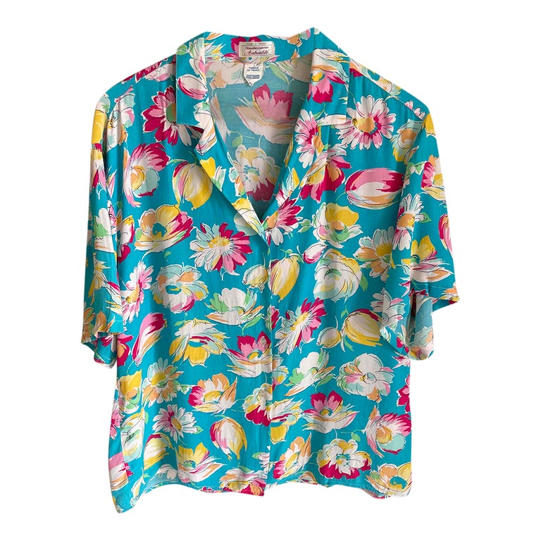 Chemise à fleurs